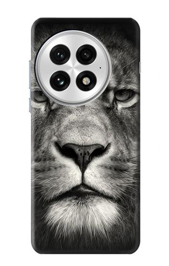 S1352 Lion Visage Etui Coque Housse pour OnePlus 13