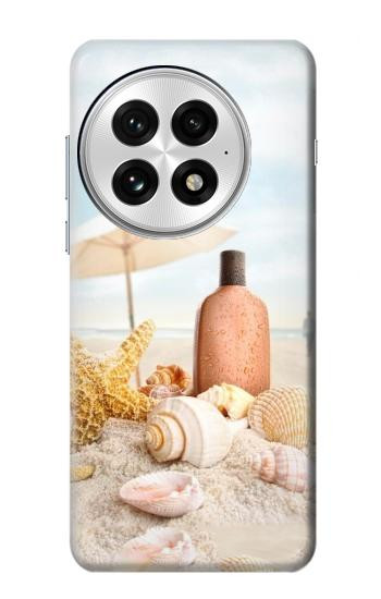 S1425 Seashells sur la plage Etui Coque Housse pour OnePlus 13