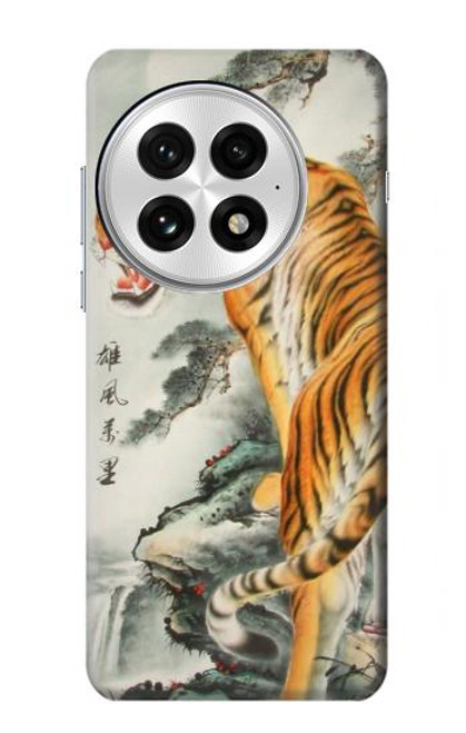 S1934 Peinture Tigre chinois Etui Coque Housse pour OnePlus 13