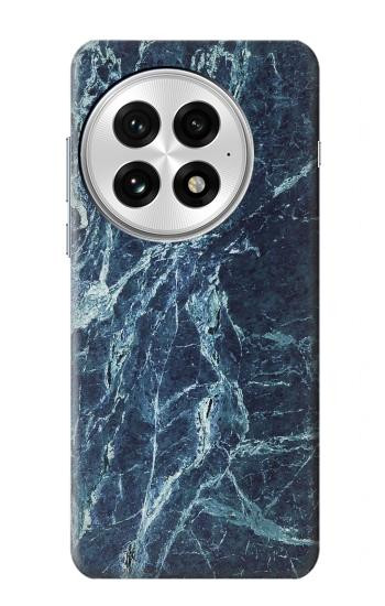 S2799 Lumière Bleu Marbre Pierre Imprimé Graphique Etui Coque Housse pour OnePlus 13