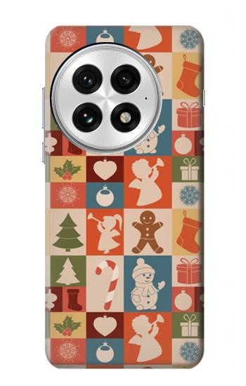 S2854 Motif mignon de Noël Etui Coque Housse pour OnePlus 13