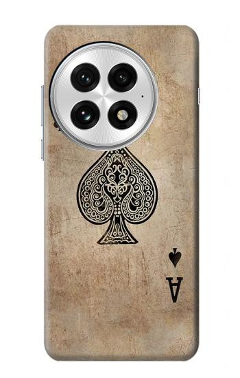 S2928 Ace Carte pique millésimé Etui Coque Housse pour OnePlus 13