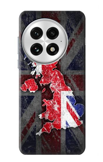 S2936 Royaume-Uni Drapeau britannique Carte Etui Coque Housse pour OnePlus 13