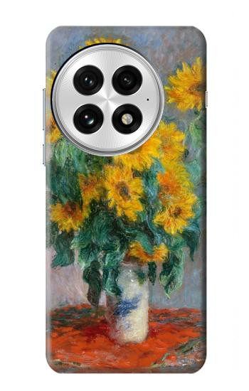 S2937 Claude Monet Bouquet de tournesols Etui Coque Housse pour OnePlus 13