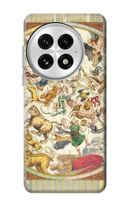 S3145 Constellation antique Carte du ciel étoilé Etui Coque Housse pour OnePlus 13
