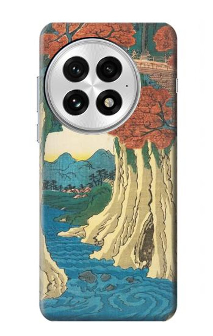 S3348 Utagawa Hiroshige Le singe Pont Etui Coque Housse pour OnePlus 13