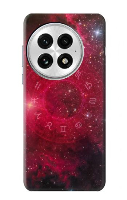 S3368 Zodiaque Rouge Galaxie Etui Coque Housse pour OnePlus 13