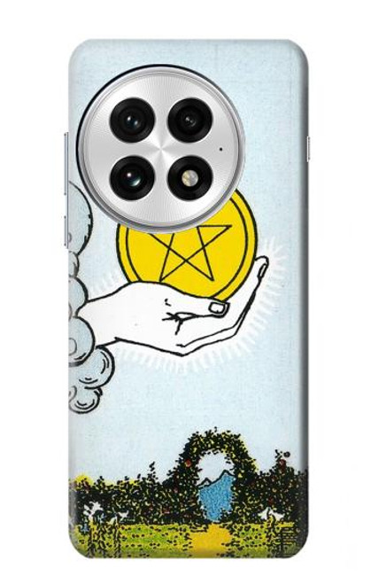 S3722 Carte de tarot Pièces de l'As des Pentacles Etui Coque Housse pour OnePlus 13