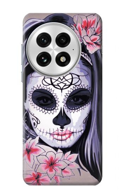 S3821 Sugar Skull Steampunk Fille Gothique Etui Coque Housse pour OnePlus 13