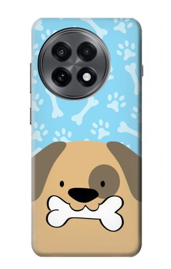 S2669 Mignon os chien pattes Dessin animé Etui Coque Housse pour OnePlus 13R