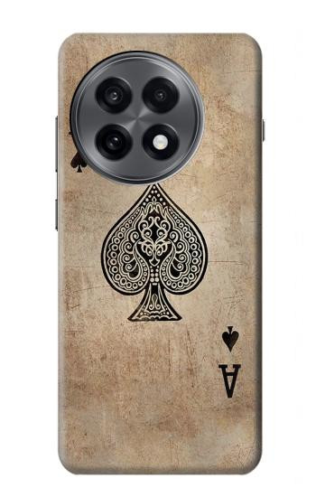 S2928 Ace Carte pique millésimé Etui Coque Housse pour OnePlus 13R