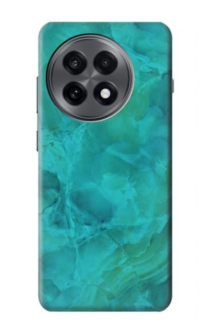 S3147 Aqua Marbre Pierre Etui Coque Housse pour OnePlus 13R