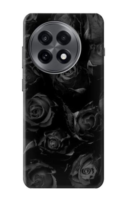 S3153 Noir Roses Etui Coque Housse pour OnePlus 13R