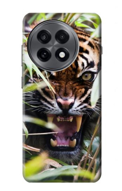 S3838 Tigre du Bengale qui aboie Etui Coque Housse pour OnePlus 13R