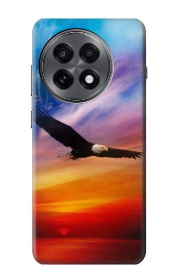 S3841 Pygargue à tête blanche volant dans un ciel coloré Etui Coque Housse pour OnePlus 13R
