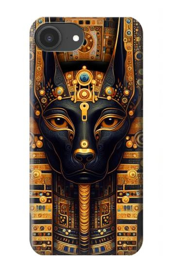 S3992 Anubis noir et or Etui Coque Housse pour iPhone 16e, 17e