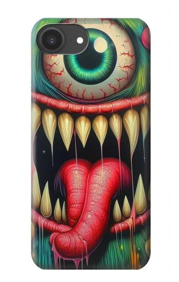 S4000 Graffiti mural monstre Etui Coque Housse pour iPhone 16e, 17e
