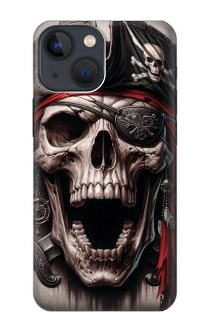S4009 Crâne de pirate Etui Coque Housse pour iPhone 14