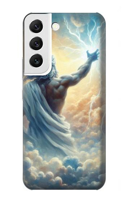 S4028 Zeus, Dieu, Puissance du tonnerre Etui Coque Housse pour Samsung Galaxy S22