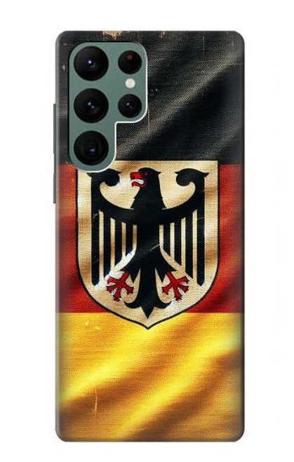 S3989 Ancien drapeau de l'aigle allemand Etui Coque Housse pour Samsung Galaxy S22 Ultra