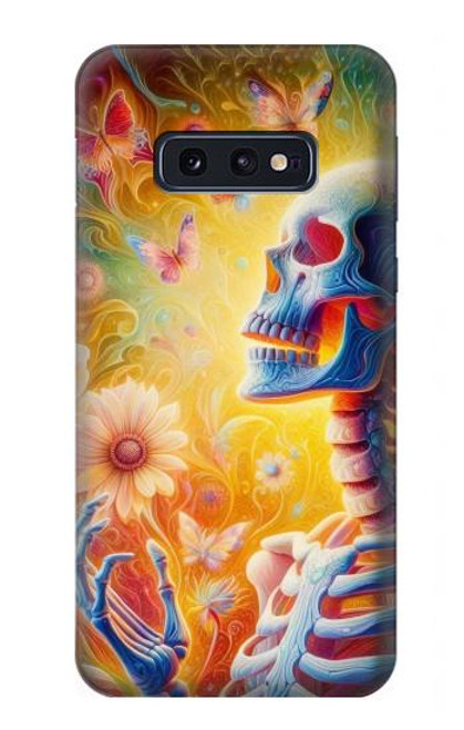 S3976 Squelette coloré Etui Coque Housse pour Samsung Galaxy S10e