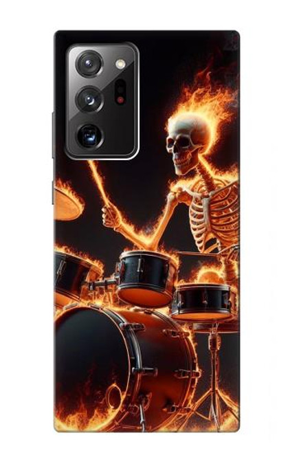S3985 Batteur de crâne de feu Etui Coque Housse pour Samsung Galaxy Note 20 Ultra, Ultra 5G