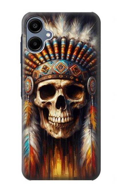 S4016 Crâne amérindien Etui Coque Housse pour Samsung Galaxy A06