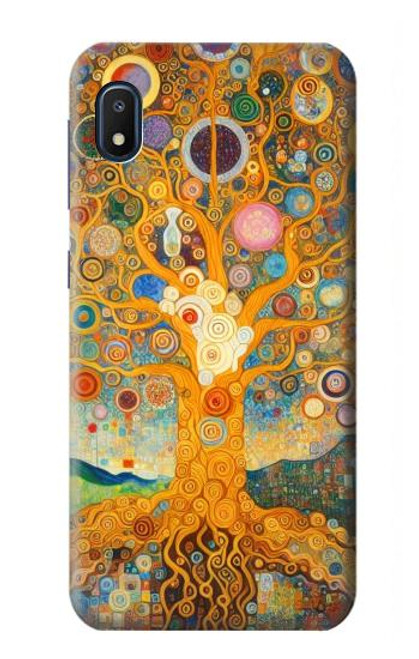 S4007 Peinture Arbre de vie Etui Coque Housse pour Samsung Galaxy A10e