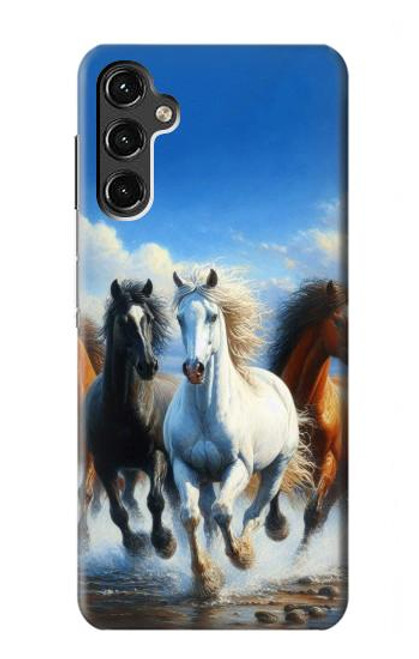 S3996 Cheval courant Etui Coque Housse pour Samsung Galaxy A14 5G