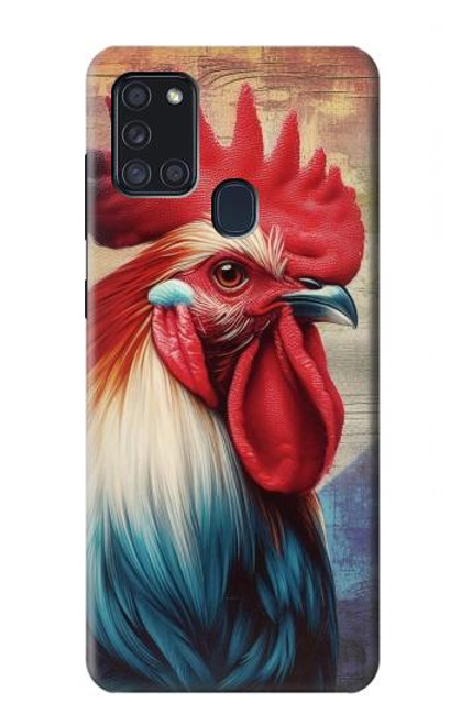 S3987 Coq français Etui Coque Housse pour Samsung Galaxy A21s