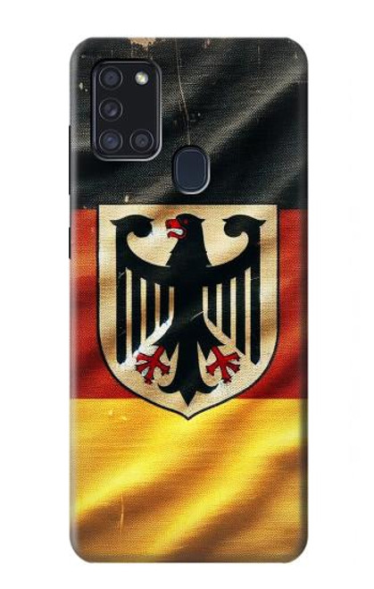 S3989 Ancien drapeau de l'aigle allemand Etui Coque Housse pour Samsung Galaxy A21s