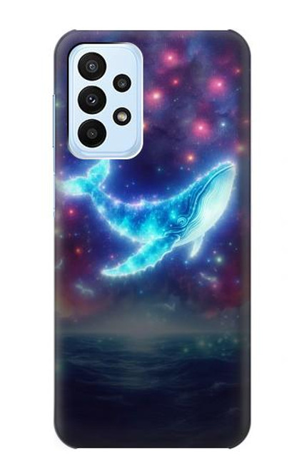 S3982 Nébuleuse colorée de baleine de rêve Etui Coque Housse pour Samsung Galaxy A23