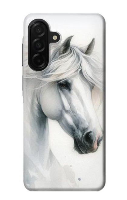 S4025 Peinture de cheval blanc Etui Coque Housse pour Samsung Galaxy A26