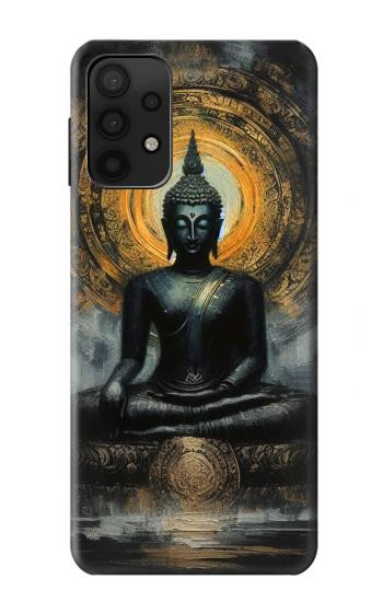 S3968 Bouddha noir Etui Coque Housse pour Samsung Galaxy A32 5G