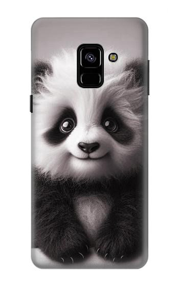 S3978 Bébé panda mignon Etui Coque Housse pour Samsung Galaxy A8 (2018)