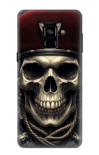S4014 Armée de crânes et soldats Etui Coque Housse pour Samsung Galaxy A8 (2018)