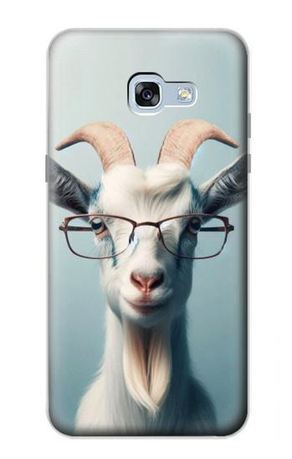 S3991 Lunettes de chèvre Etui Coque Housse pour Samsung Galaxy A5 (2017)