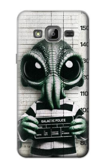 S3964 Photo d'un prisonnier extraterrestre Etui Coque Housse pour Samsung Galaxy J3 (2016)