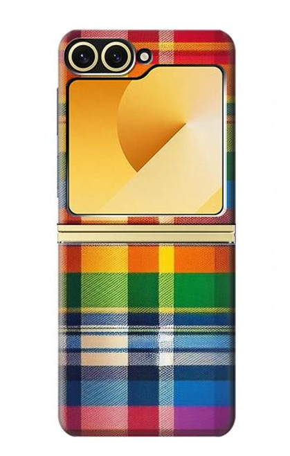 S3983 Texture de tissu LGBTQ Etui Coque Housse pour Samsung Galaxy Z Flip 6, Flip 7 FE