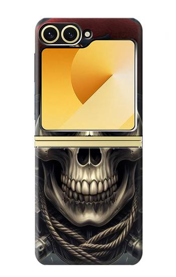 S4014 Armée de crânes et soldats Etui Coque Housse pour Samsung Galaxy Z Flip 6, Flip 7 FE