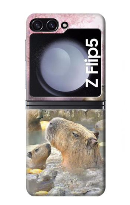 S4030 Source chaude de capybara Etui Coque Housse pour Samsung Galaxy Z Flip 5