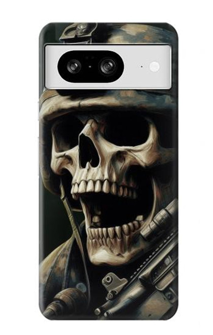 S4017 Crâne de soldat Etui Coque Housse pour Google Pixel 8