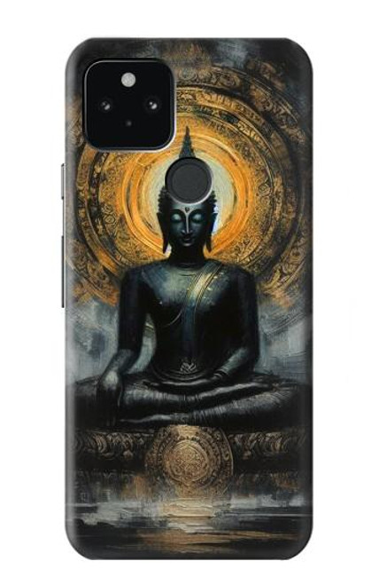 S3968 Bouddha noir Etui Coque Housse pour Google Pixel 5