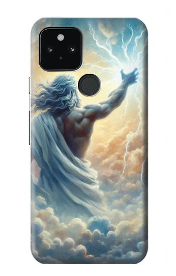 S4028 Zeus, Dieu, Puissance du tonnerre Etui Coque Housse pour Google Pixel 5
