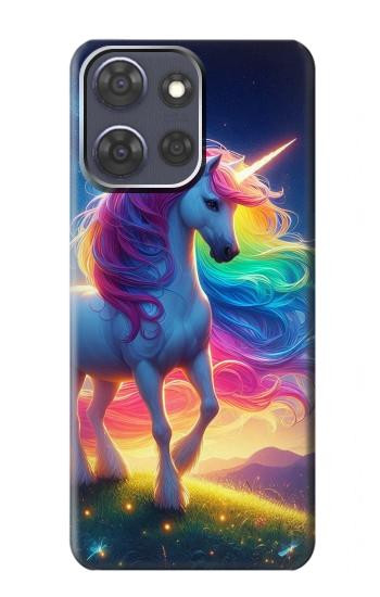 S3977 Licorne colorée Etui Coque Housse pour Motorola Moto G Power (2025,2026)