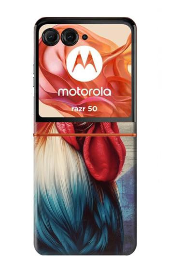 S3987 Coq français Etui Coque Housse pour Motorola Razr 70,60,50, Razr (2026, 2025, 2024)