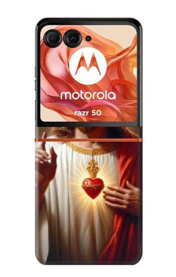 S3997 Jésus-Christ Etui Coque Housse pour Motorola Razr 70,60,50, Razr (2026, 2025, 2024)