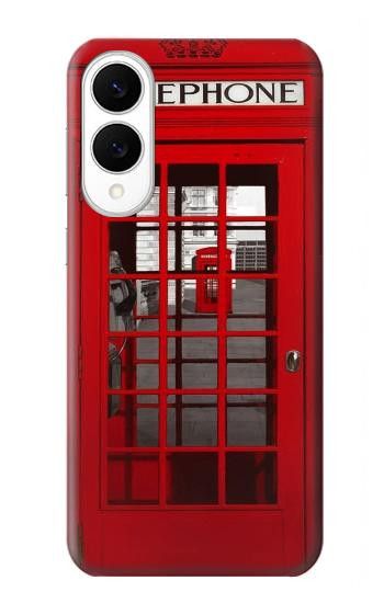 S0058 Cabine téléphonique Etui Coque Housse pour Samsung Galaxy S25 Edge