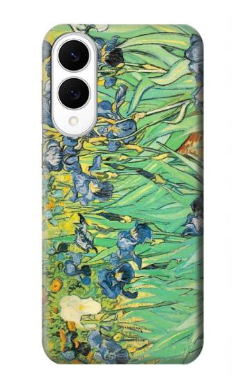 S0210 Van Gogh Irises Etui Coque Housse pour Samsung Galaxy S25 Edge