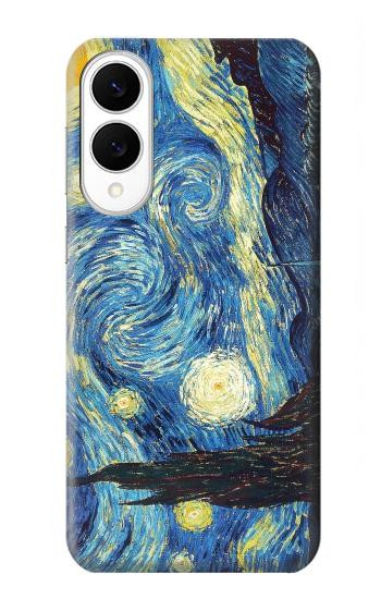 S0213 Van Gogh Starry Nights Etui Coque Housse pour Samsung Galaxy S25 Edge